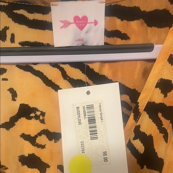 Buddy Love Tiger Print LSU Game day Dress, lined,  adjustable v neck football - Picture 3 of 7